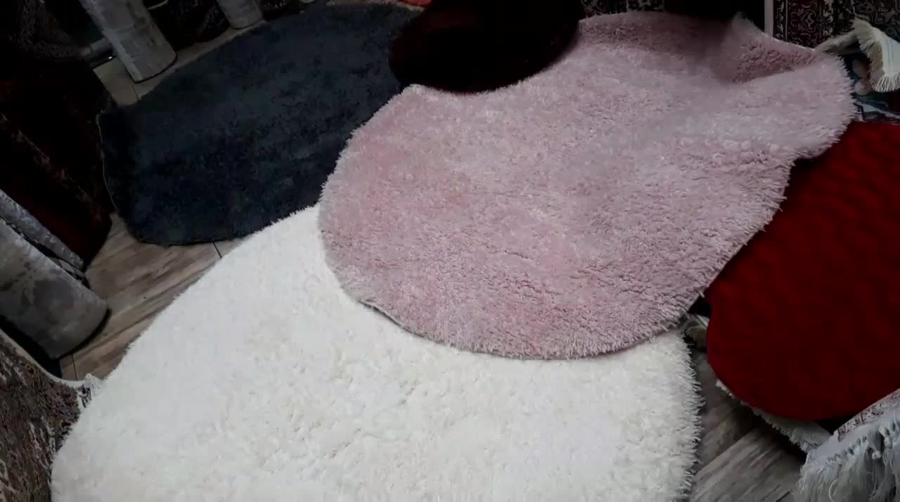 فرش آشپزخانه فرش شقی پرزدار فرش دایره۱۵۰×۱۵۰|فرش|تبریز, |دیوار