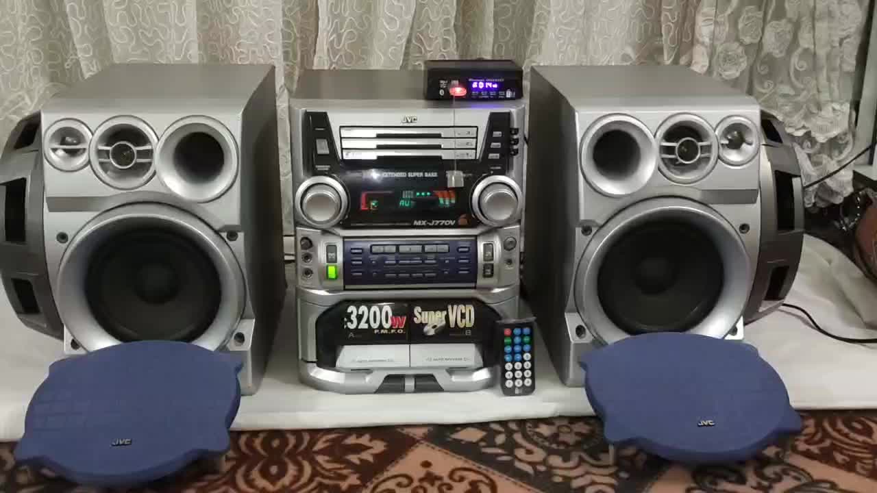 ضبط باند jvc 3200w ساب بغل ژاپنی اصلی فلش بلوتوث|سیستم صوتی خانگی|مشهد, کوی دروی|دیوار