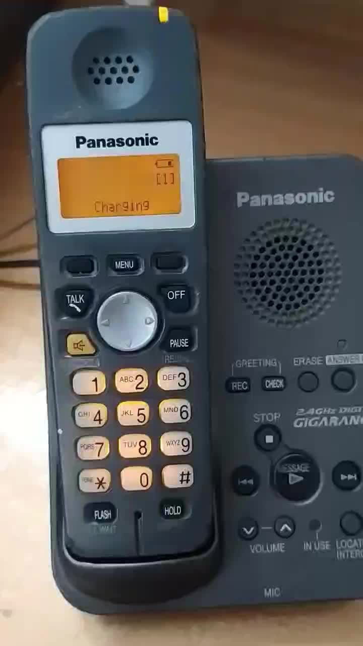 تلفن بیسیم منشی دار پاناسونیک|تلفن رومیزی|پرند, فاز ۲|دیوار