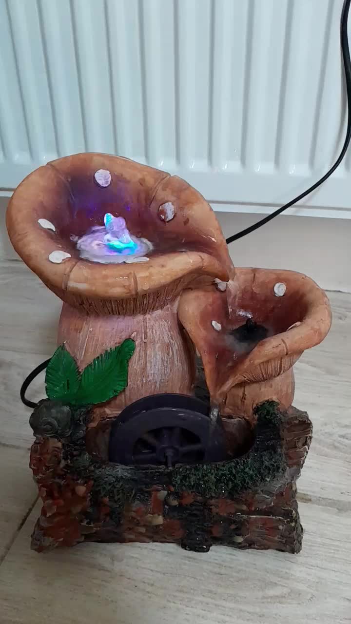 آبنما مینیاتوری با رقص نور|صنایع دستی و سایر لوازم تزئینی|خرمدره, |دیوار