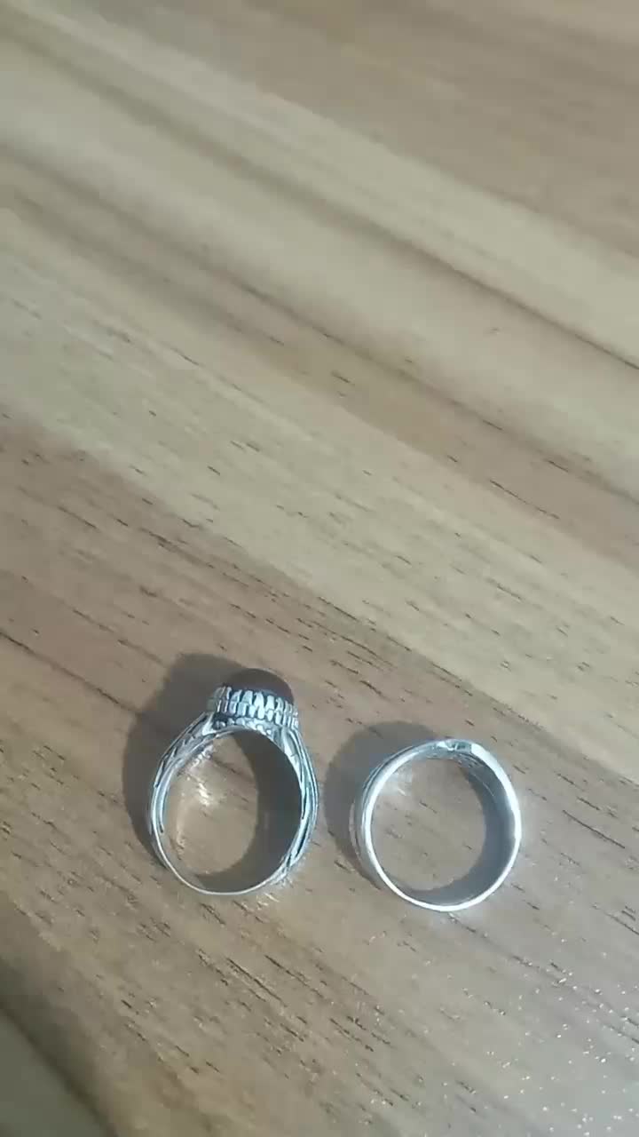 انگشترعقیق کهنه،قواره داروحلقه نقره|جواهرات|بندر کنگان, |دیوار