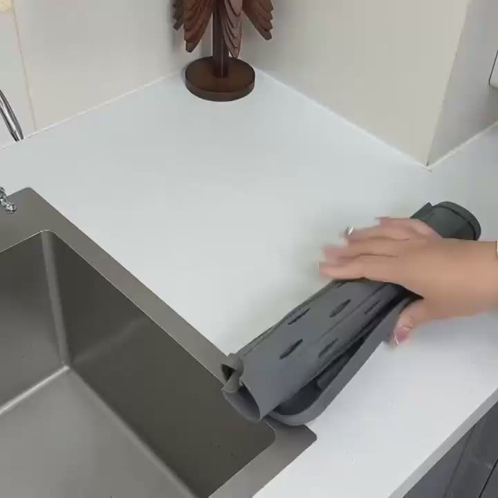 پد آبچکان ضدلغزش کنار سینک مدل سیلیکونی|آبچکان و نظمدهنده ظروف|رشت, سعدی (تختی)|دیوار