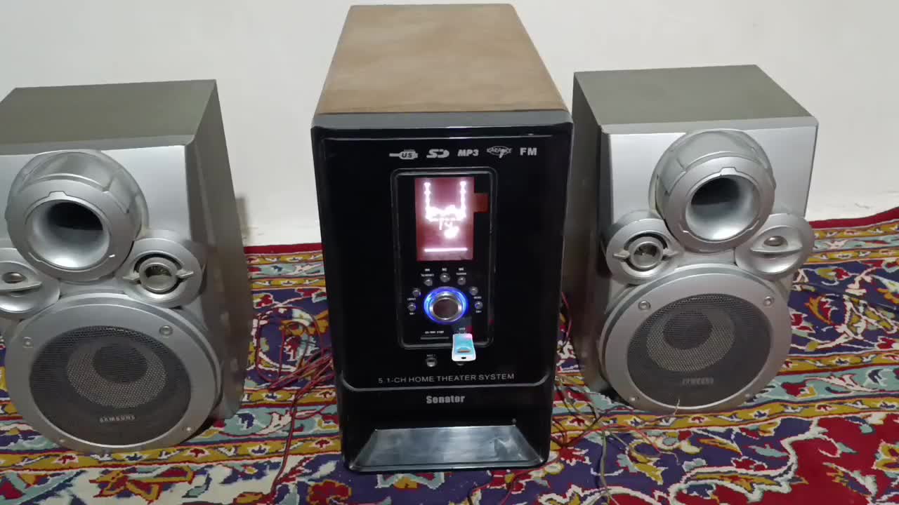 ضبط سناتور با دو عدد بلندگو سامسونگ|سیستم صوتی خانگی|مشهد, پنجتن|دیوار