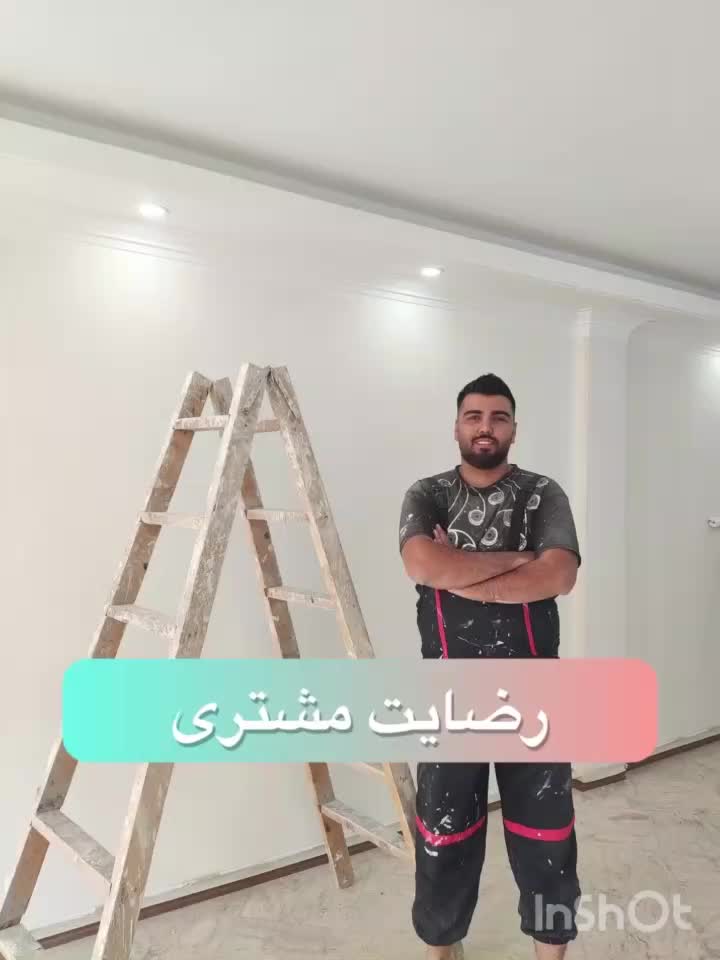 نقاشی ساختمان (تمام نقاط تهران)رنگ با ایرلس|خدمات پیشه و مهارت|تهران, صد دستگاه|دیوار