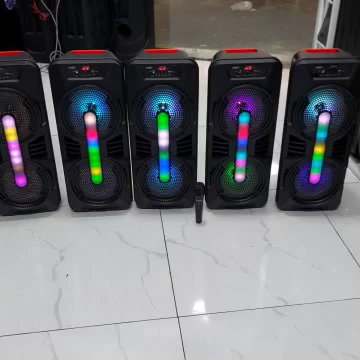 اسپیکر ۲ساب۸اینچ میکروفون دار زیر قیمت کارخانه|سیستم صوتی خانگی|تبریز, |دیوار