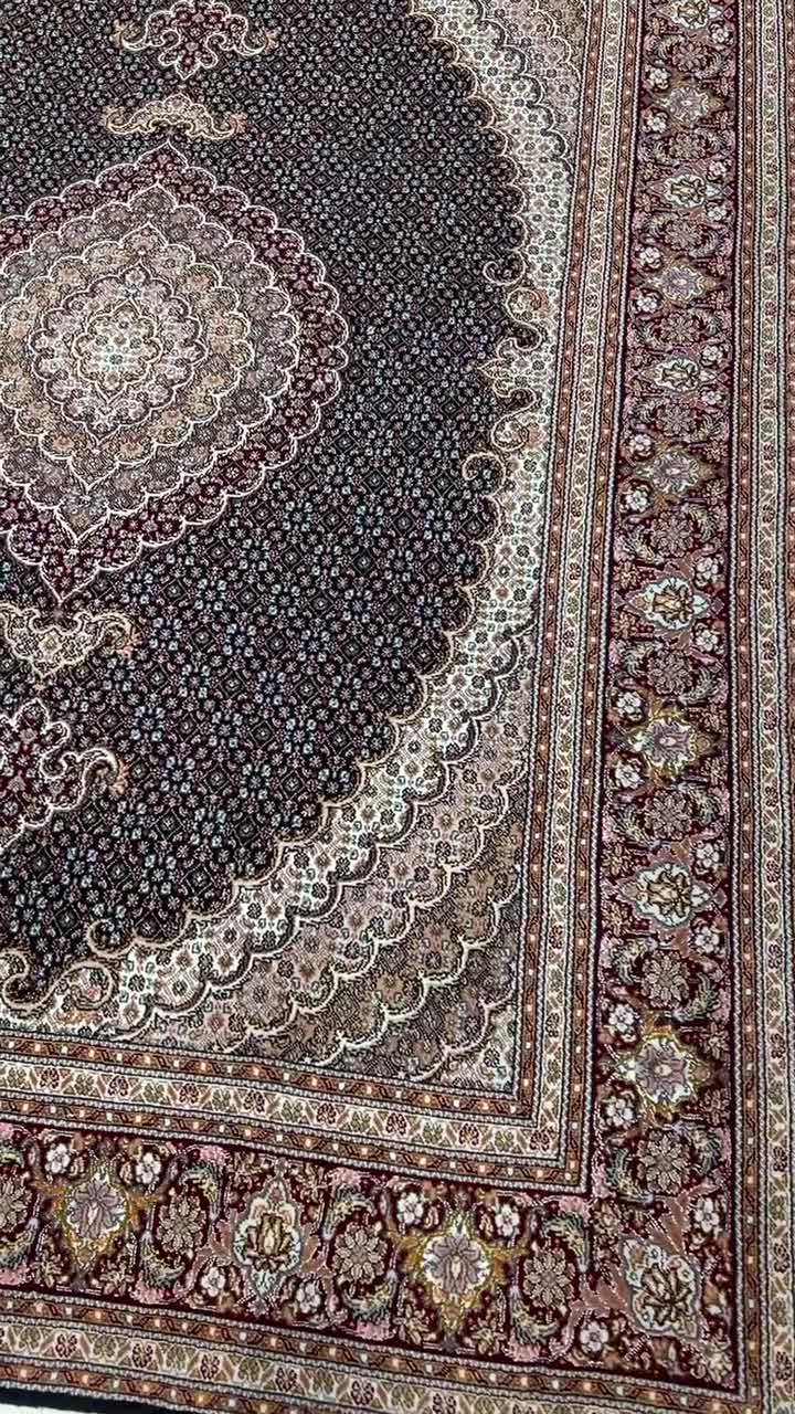 فرش ۳ متر دستباف طرح ماهی تبریز ۱۱متن ۵۰رج ابریشم|فرش|تهران, چیتگر جنوبی|دیوار