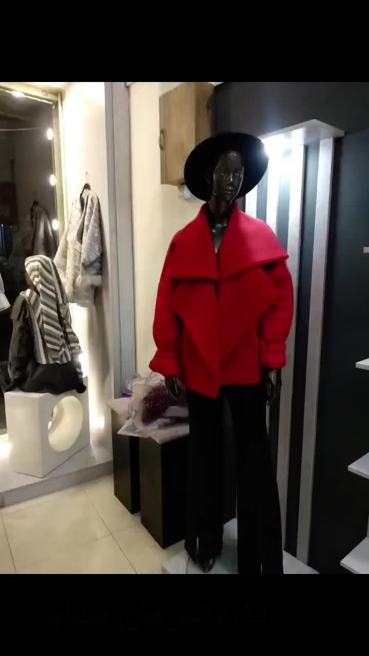 مانکن زنانه با جای نورپردازی شده و قفسه دیواری|فروشگاه و مغازه|رشت, معلم|دیوار