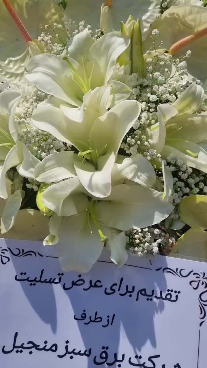 تاج گل درباری برای مراسم تبریک افتتاحیه ختم ترحیم|گل و گیاه طبیعی|تهران, بازار|دیوار