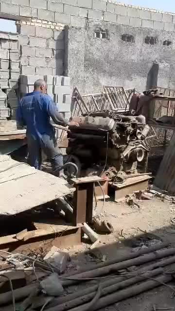 متور ۸سیلندر خورجینی پرکنز تک استارت|قطعات یدکی و لوازم جانبی|اهواز, شهرک نفت|دیوار