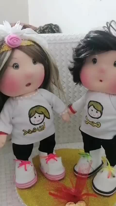 عروسک|صنایع دستی و سایر لوازم تزئینی|شاهینشهر, گزبرخوار|دیوار