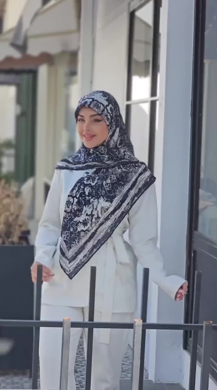 روسری دست‌دوز چاپ خیس|لباس|پیرانشهر, |دیوار