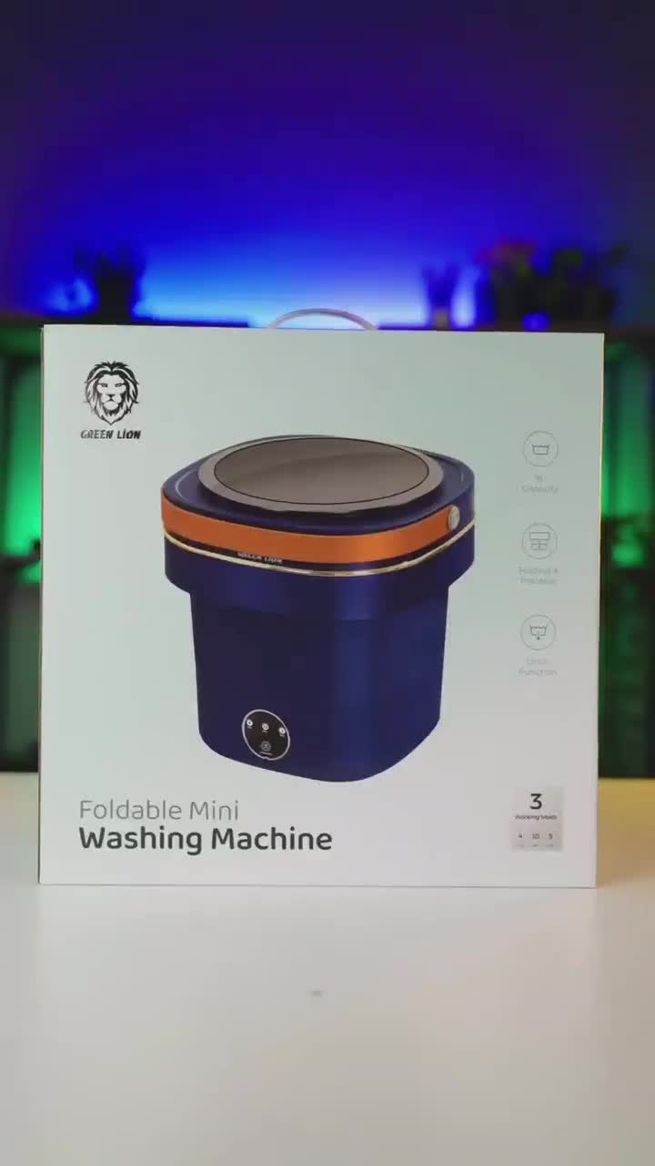 مینی لباسشویی تاشو ۹ لیتری گرین لاین|ماشین لباسشویی و خشک‌کن لباس|شیراز, ستارخان|دیوار