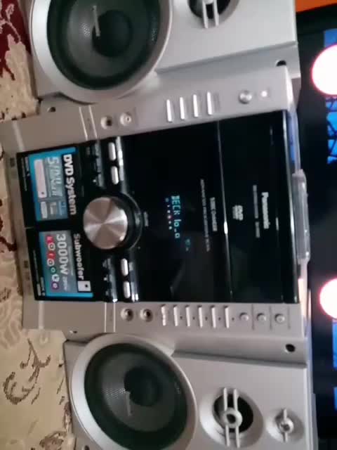 رادیو ظبط پاناسونیک 3000 وات|سیستم صوتی خانگی|بجنورد, |دیوار