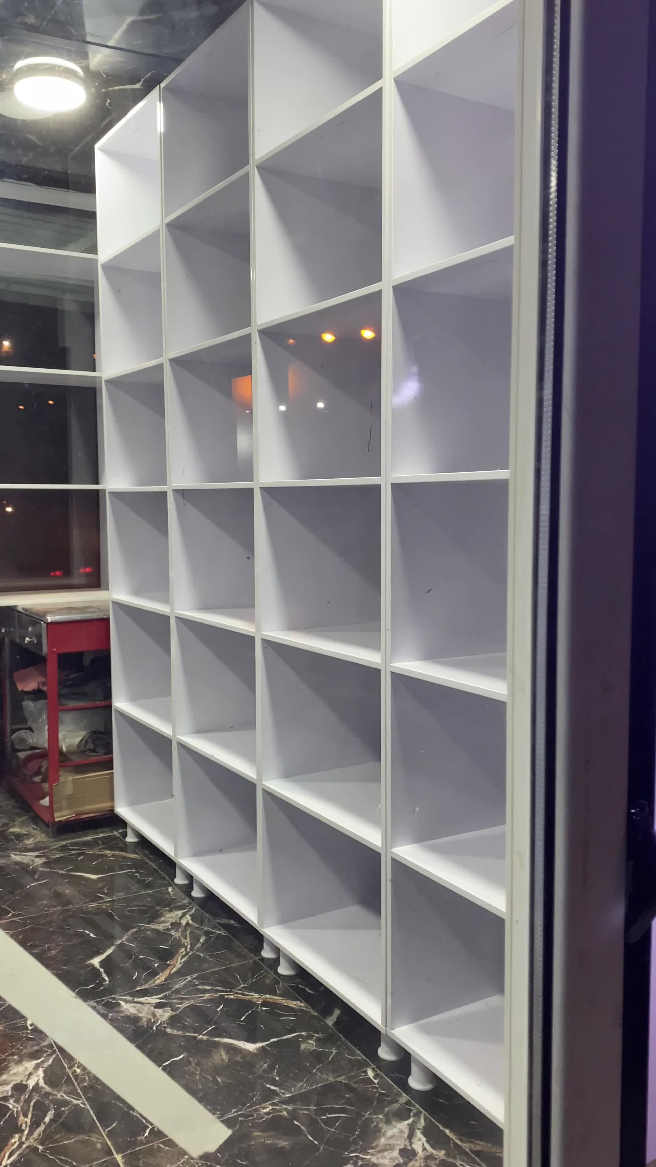 طبقه کابینت mdf پاکچوپ|کتابخانه، شلف، قفسه‌های دیواری|دیواندره, |دیوار