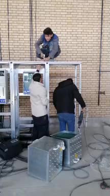 تابلو برق صنعتی سازنده تابلوهای برق برقکار صنعتی|ماشین‌آلات صنعتی|قم, هفت تیر|دیوار