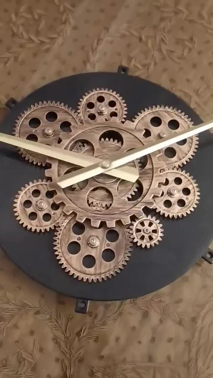 موتور ساعت دیواری طرح چرخ دنده ای متحرک|ساعت دیواری و تزئینی|تهران, پاسداران|دیوار