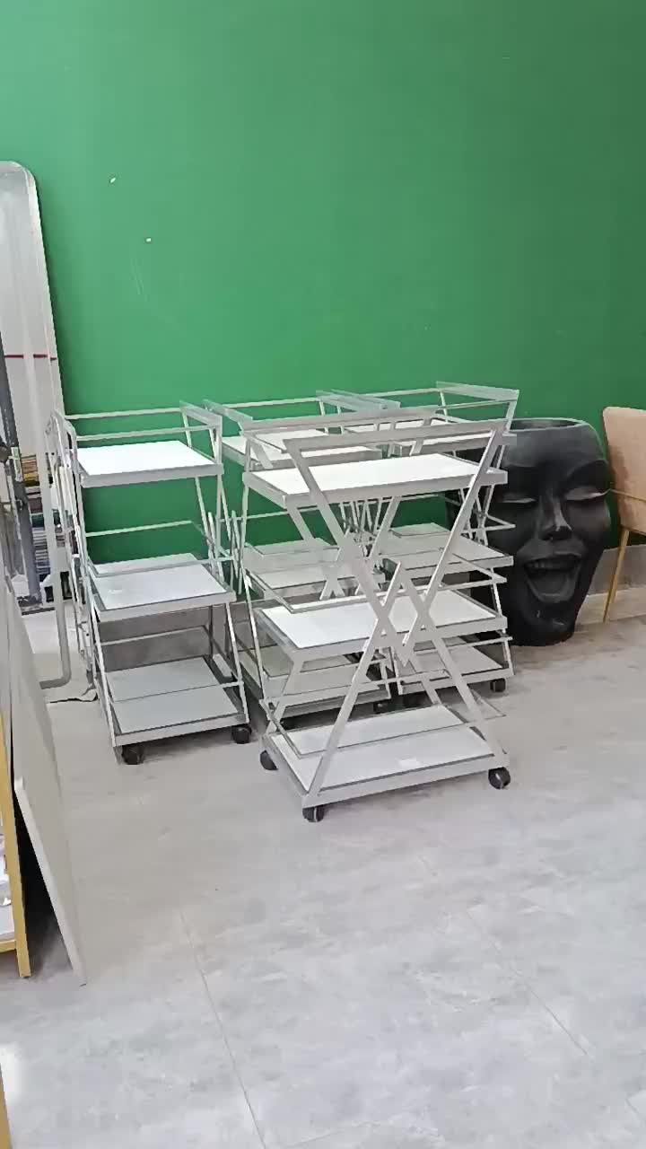 ترولی طبقه ای / میز آرایش / آینه / میزناخن کشودار|آرایشگاه و سالن‌های زیبایی|ملک‌آباد, |دیوار