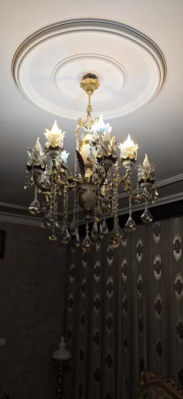 ست کامل لوستر برنزی برای پذیرایی و آشپزخانه|لوستر و چراغ آویز|کرج, ساسانی (قلمستان)|دیوار