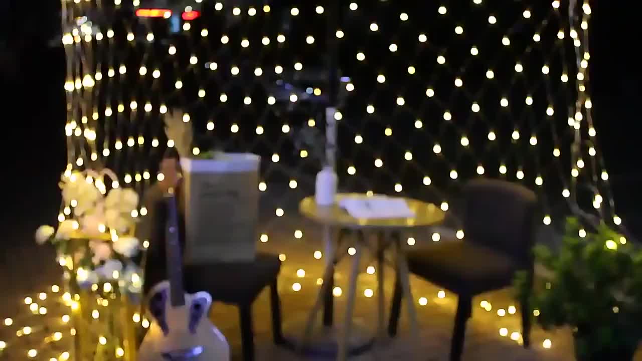 ریسه تور 3 متر در 3 متر تراکم 360 LED لونه زنبوری|ریسه و چراغ تزئینی|کرج, اصفهانی‌ها|دیوار