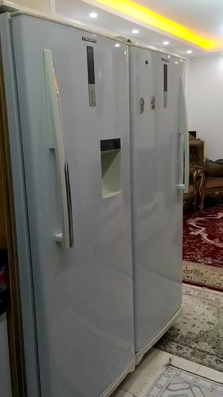 فروش یخچال دوقلو سیلوان کاملا سالم به شرط|یخچال و فریزر|هشتگرد, فاز ۳ مهستان|دیوار