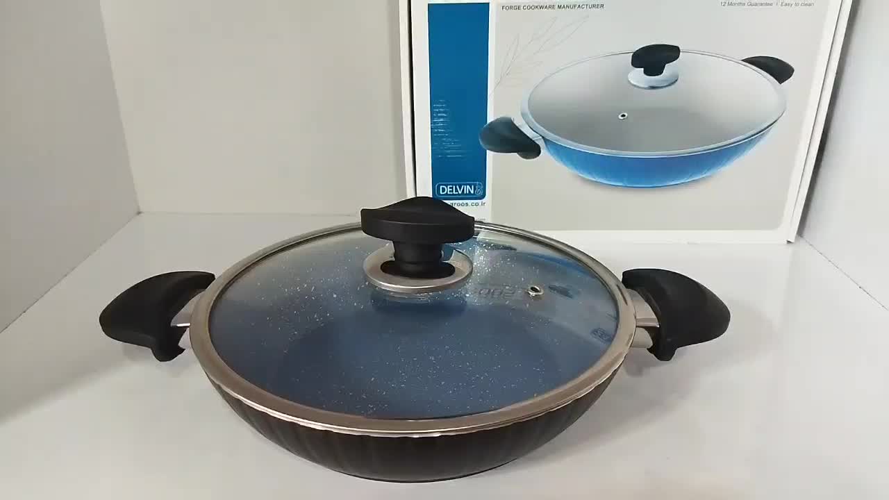 ماهیتابه  دودسته  عروس مدل دلوین DELVIN سایز 24|ظروف پخت‌وپز|رشت, منظریه|دیوار