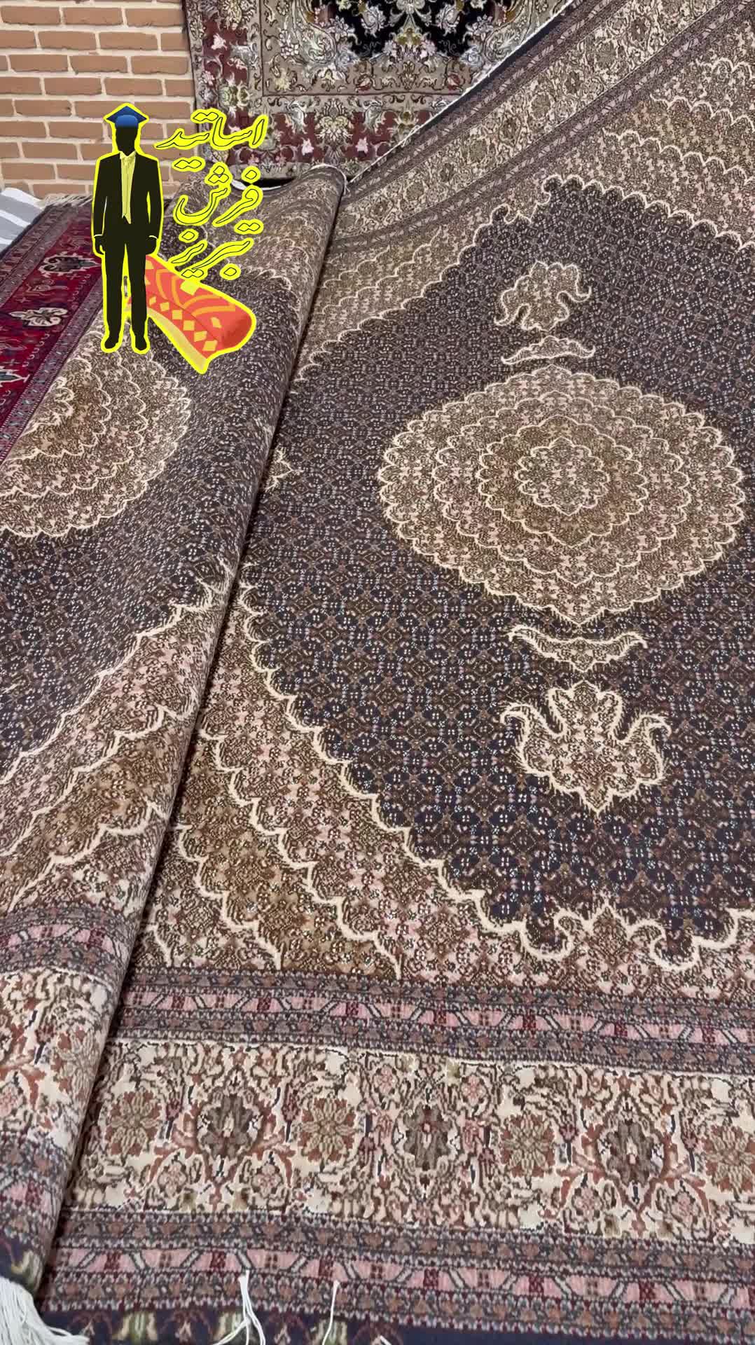 فرش جفت۶متر ماهی ۴۰رج خوی (اقساط بدون بهره)|فرش|تبریز, |دیوار