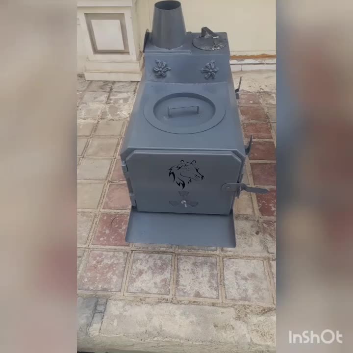 بخاری هیزمی کباب پز دار|بخاری، هیتر، شومینه|گنبد کاووس, |دیوار