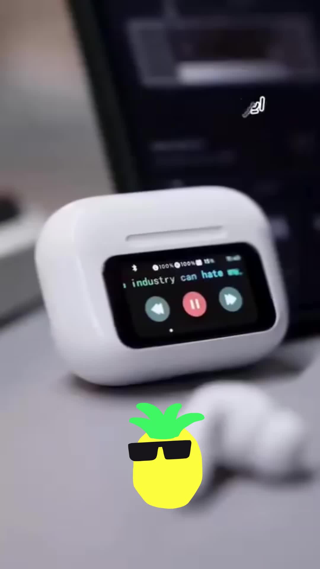 هندزفری بلوتوثی ایرپاد پرو 2 نمایشگر دار حرفه ای|لوازم جانبی موبایل و تبلت|کرج, جهانشهر|دیوار