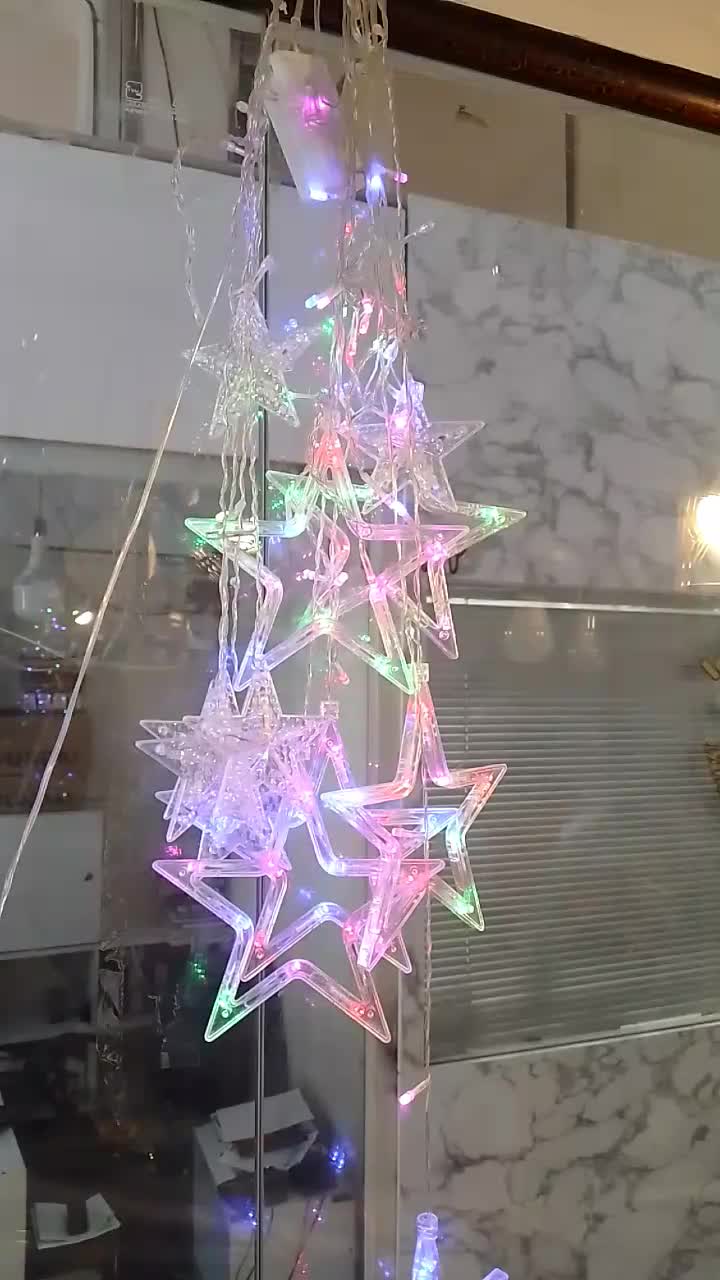 ریسه پرده ای ماه وستاره|ریسه و چراغ تزئینی|تهران, لاله زار|دیوار