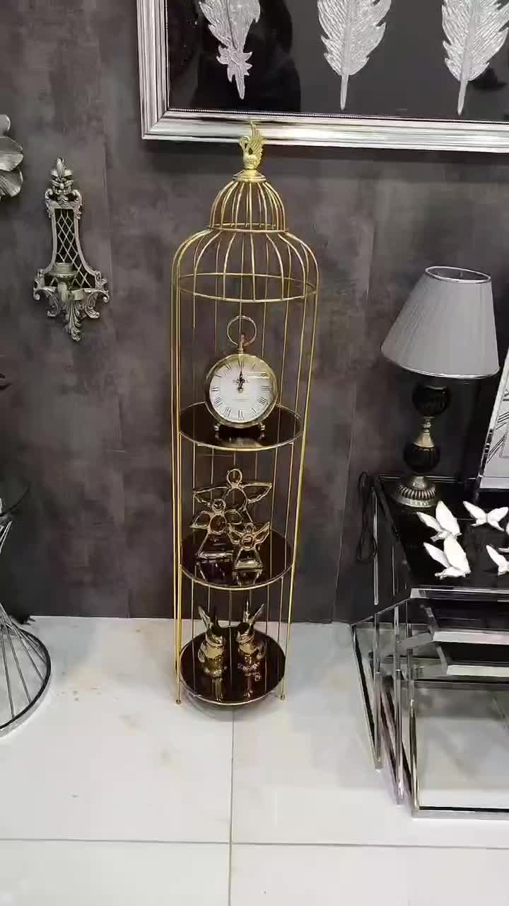 استند پایه فلزی دکوری تزیینی نیم قفس مدل کله گنبدی|صنایع دستی و سایر لوازم تزئینی|آفتاب, |دیوار