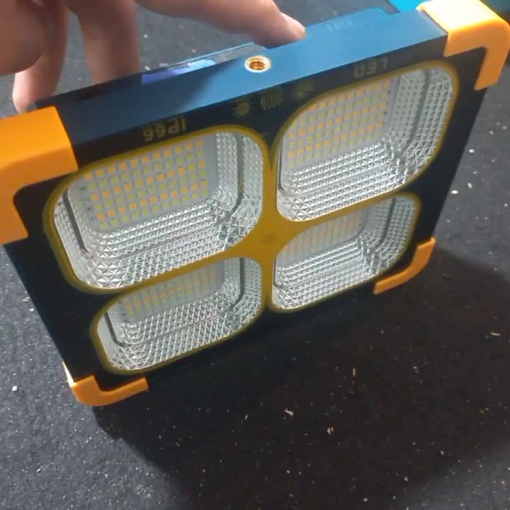 پروژکتور شارژی خورشیدی تقویت شده|لامپ و چراغ|تبریز, |دیوار