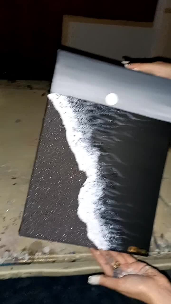 تابلو ساحل شب|تابلو، نقاشی، عکس|اسلامآباد غرب, |دیوار