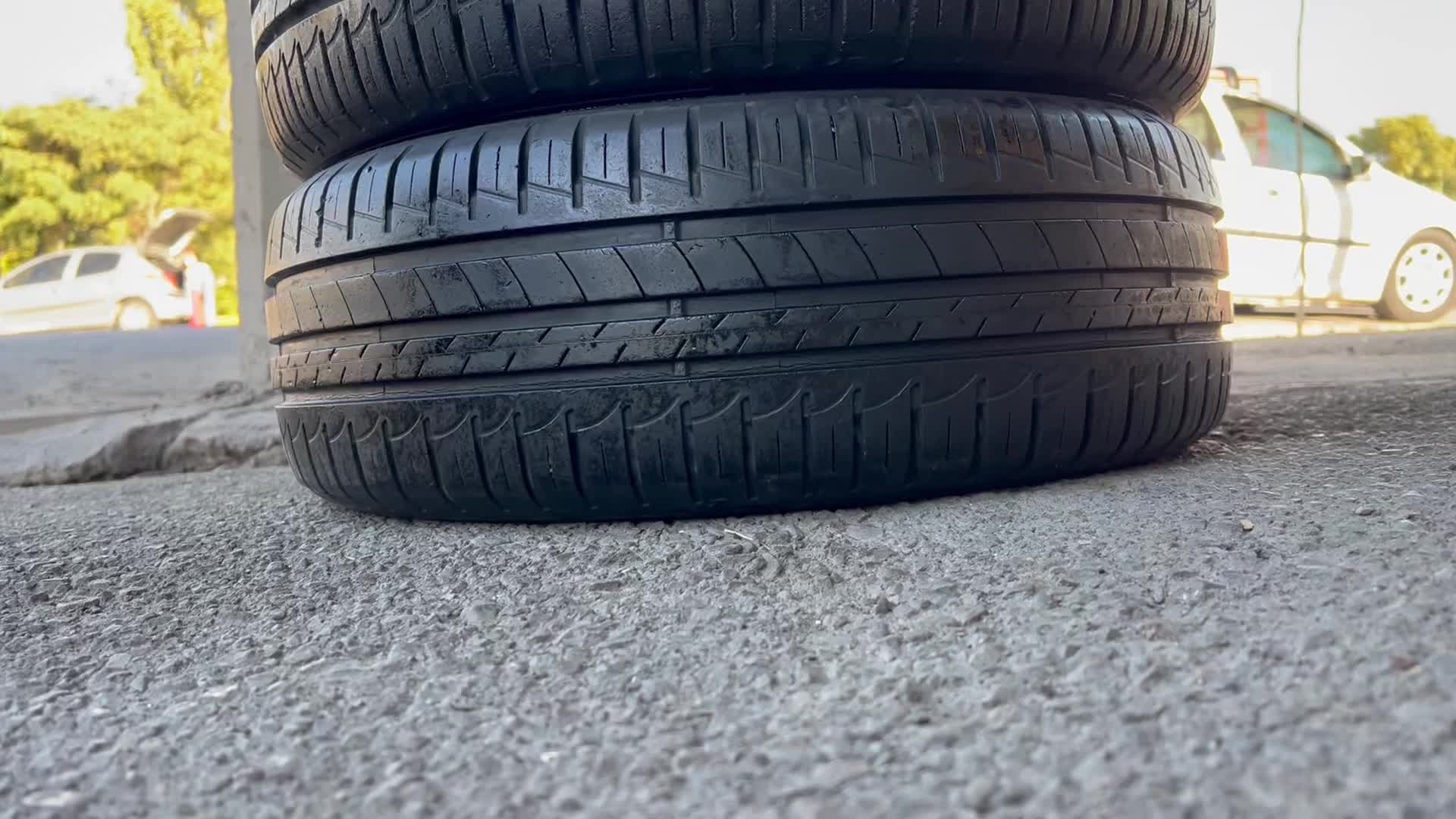 چهار حلقه لاستیک فاق کوتاه GOODYEAR سایز 185/55/15|قطعات یدکی و لوازم جانبی|تبریز, |دیوار