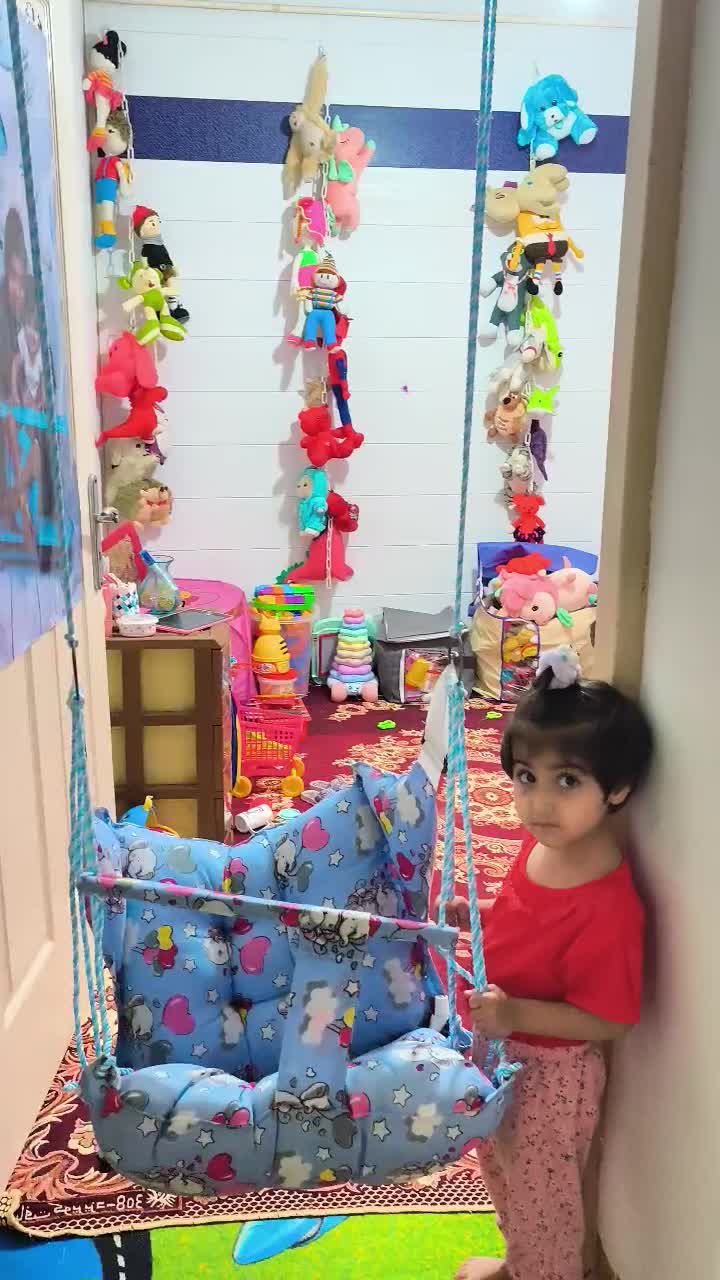 فروش تاب کودک پارچه ای صفر در حد نو|اسباببازی بچه|آستانه اشرفیه, |دیوار