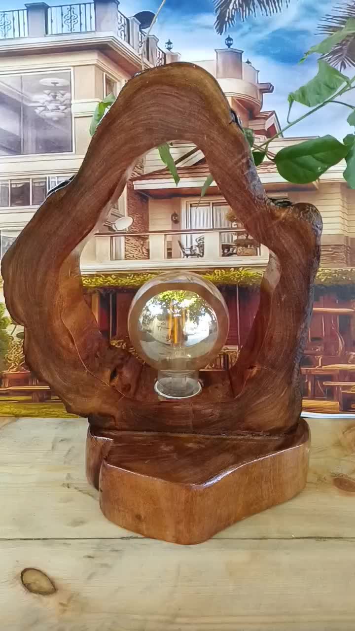 آباژور چوبی|چراغ خواب و آباژور|اهواز, زرگان|دیوار