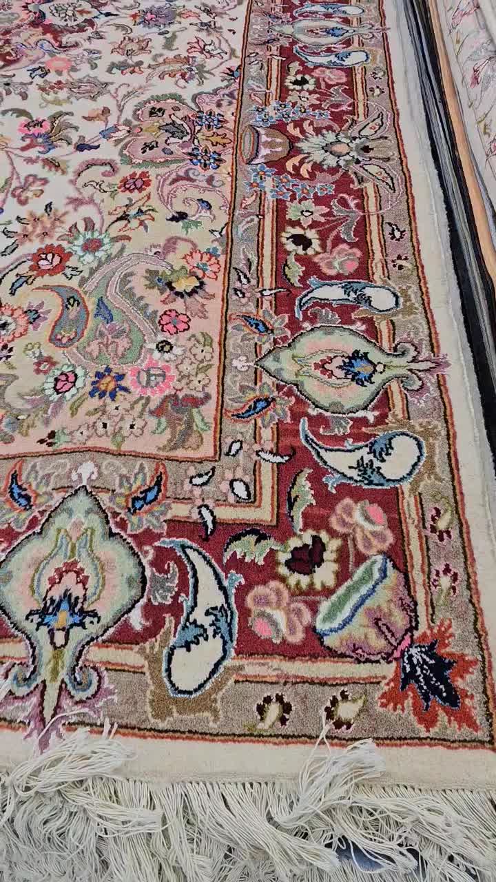 فرش طرح خطیبی کاشمر دست بافت|فرش|تبریز, |دیوار