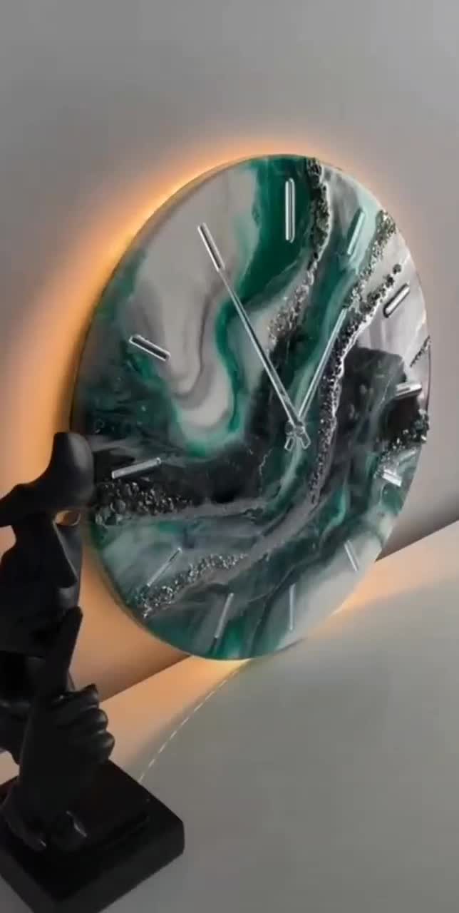 تولید ساعت رزینی|ساعت دیواری و تزئینی|شهرضا, |دیوار