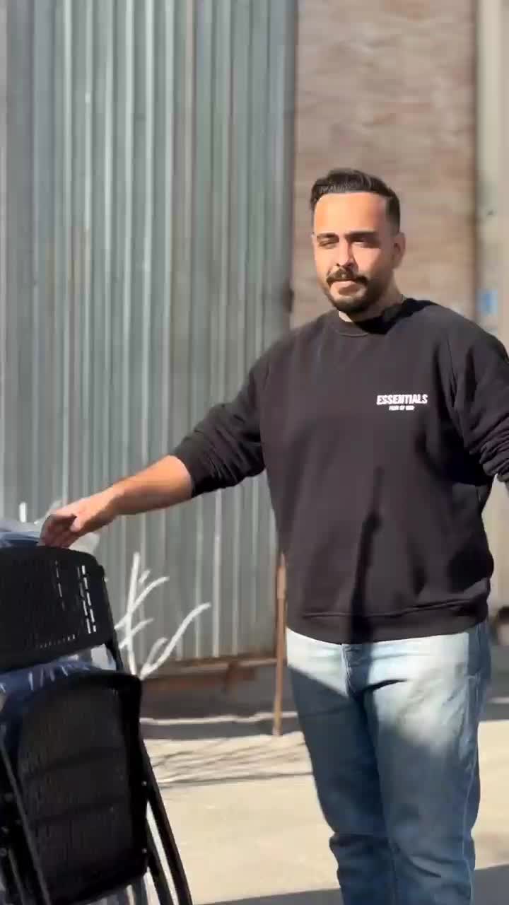 صندلی فلزی تاشو کافه|صندلی و نیمکت|خمینیشهر, |دیوار