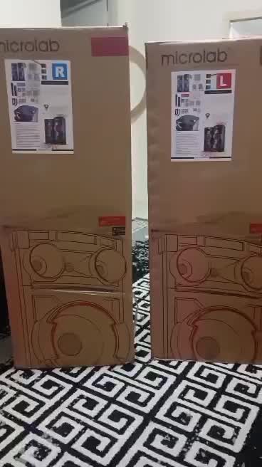 اسپیکر دو عددی میکرولب برقی|سیستم صوتی خانگی|پرند, فاز ۵|دیوار