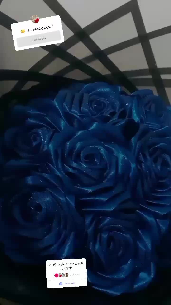 گل روبانی|گل مصنوعی|نیمروز, |دیوار