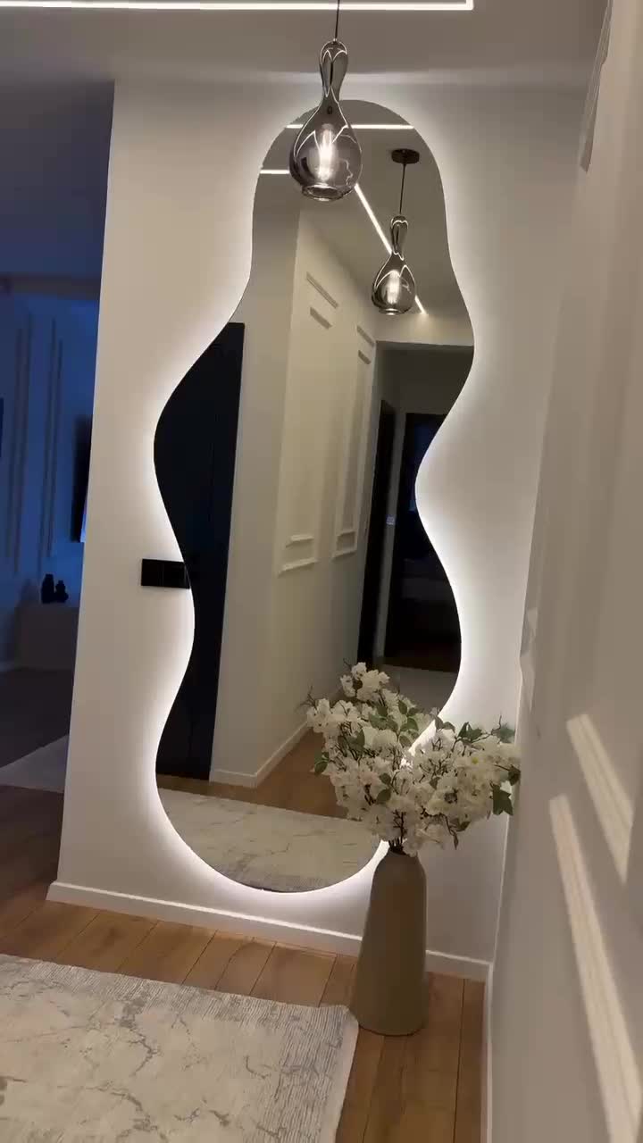 آینه دفرمه دکورال|آینه|مشهد, شاهد (شهرک غرب)|دیوار