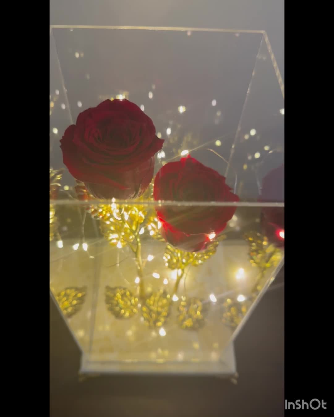 کادو گل طبیعی جاودان ۲ شاخه با ساقه طلایی|صنایع دستی و سایر لوازم تزئینی|شیراز, معالیآباد|دیوار