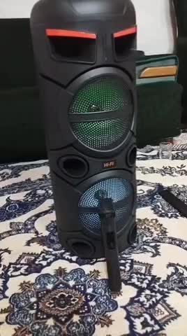 اسپیکر بلوتوثی قابل حمل ZQS 8203|سیستم صوتی خانگی|اهواز, پادادشهر|دیوار