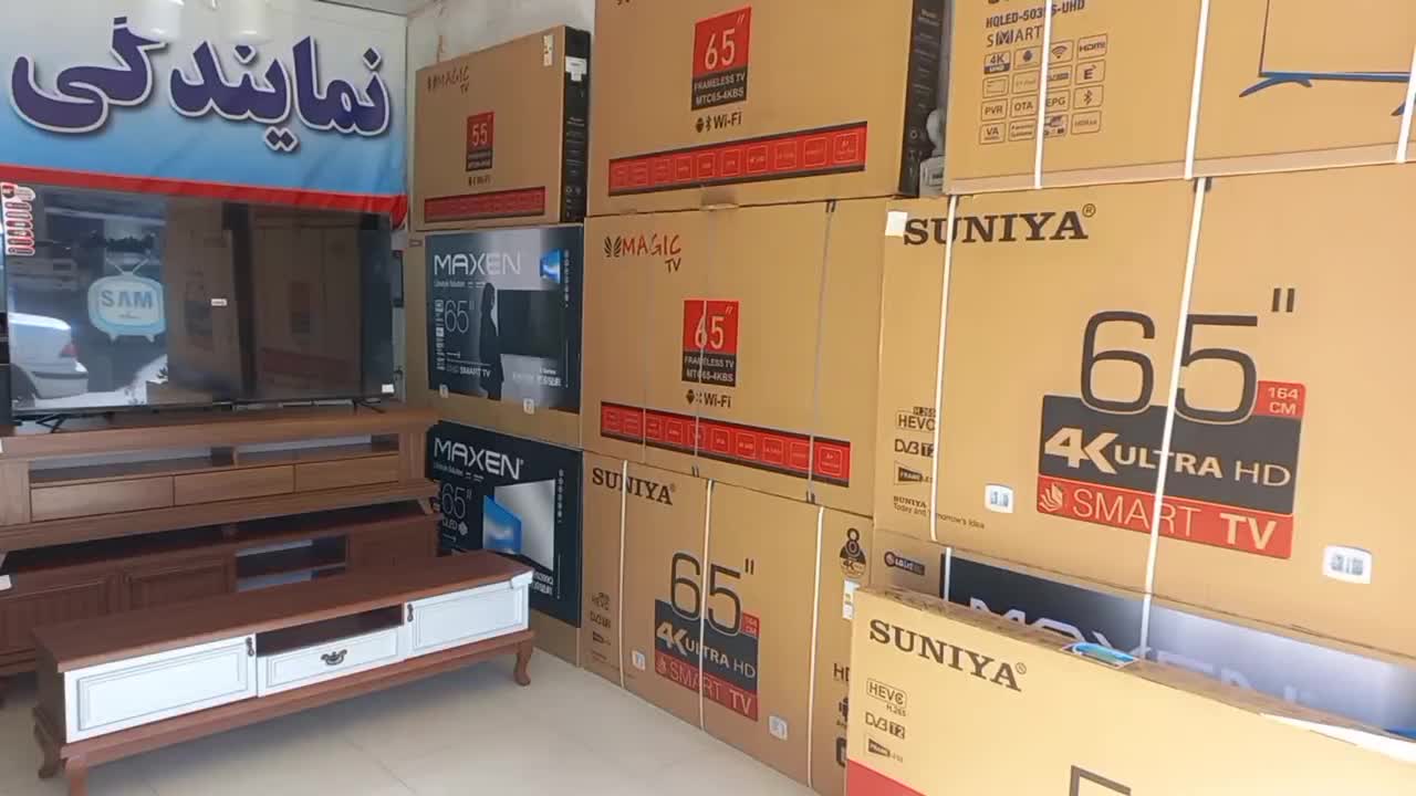 تلویزیون هوشمند ۴K سونیا و هایسنس اقساطی|تلویزیون و پروژکتور|زنجان, |دیوار