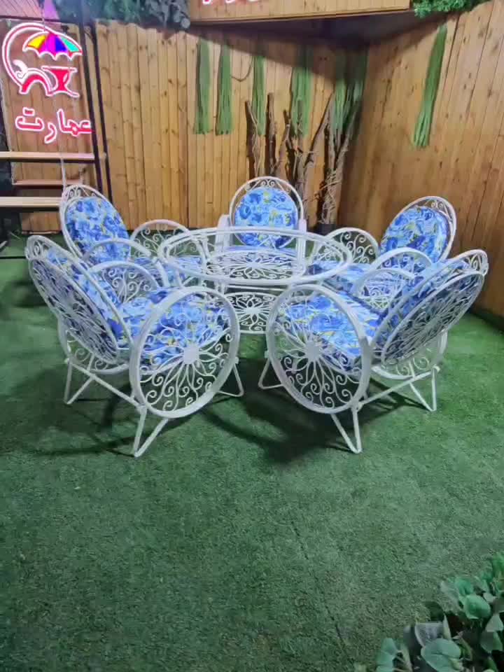 صندلی فرفورژه یزد|میز و صندلی غذاخوری|یزد, |دیوار