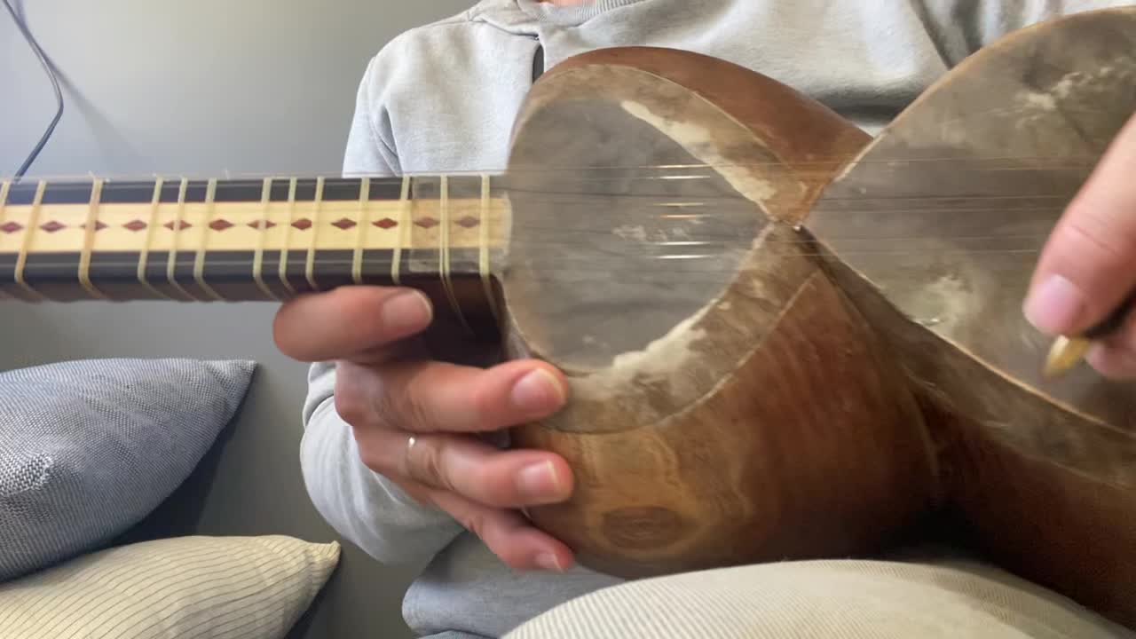 تار پنجه طاووسی|سازهای سنتی|بهبهان, |دیوار