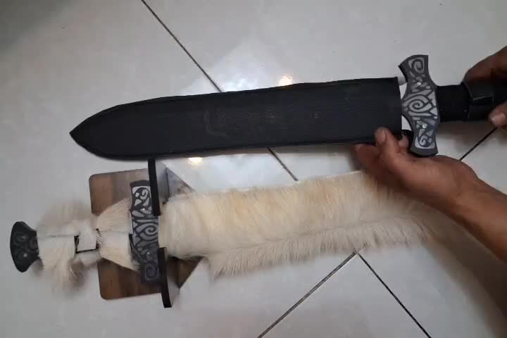 شمشیر تمام فولاد(۶۰cm)وایکینگ ،با آویز دیواری،غلاف|کلکسیون و سرگرمی|شیراز, شاهچراغ|دیوار