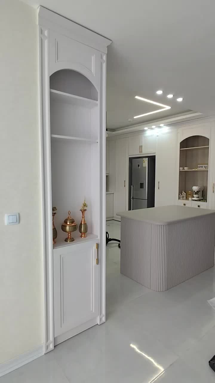 طراحی و اجرای کابینت آشپزخانه|کتابخانه، شلف، قفسه‌های دیواری|جوانرود, |دیوار