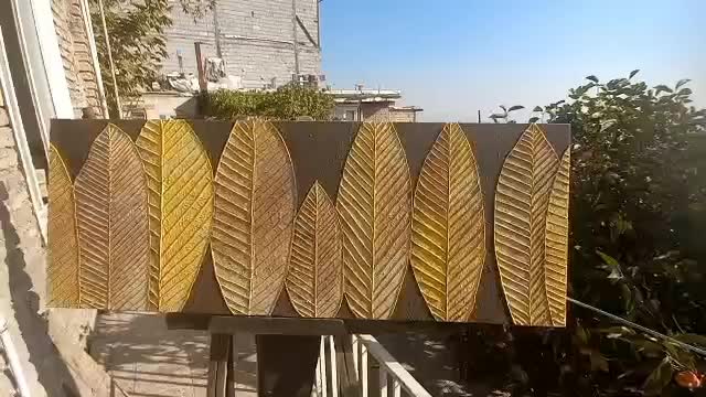 تابلو طلایی مشکی ورق طلا تابلوی نقاشی شاسی چاپی|تابلو، نقاشی، عکس|تهران, حصارک|دیوار