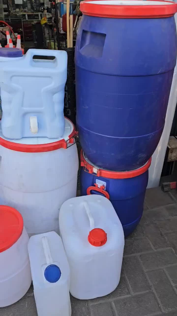 دبه اب و بشکه آب، مخزن آب از ۱۰ تا ۱۶۰ لیتری|ظروف نگهدارنده، پلاستیکی، یک‌بارمصرف|پردیس, شهرک صنعتی خرمدشت فاز ۷|دیوار